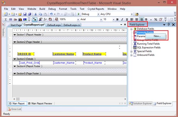 Sum of a Column in Crystal Reports